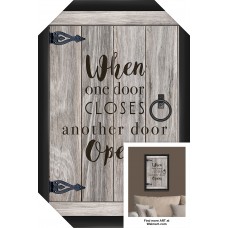 PTM Images,When the Door Closes, 15.0625x23.0625, Decorative Wall Art   